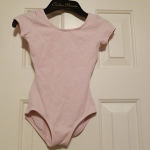 Pink leotard
